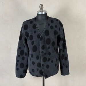 PUMA x Cheetos Sherpa Cardigan Jacket Black Polka Dot Mens M